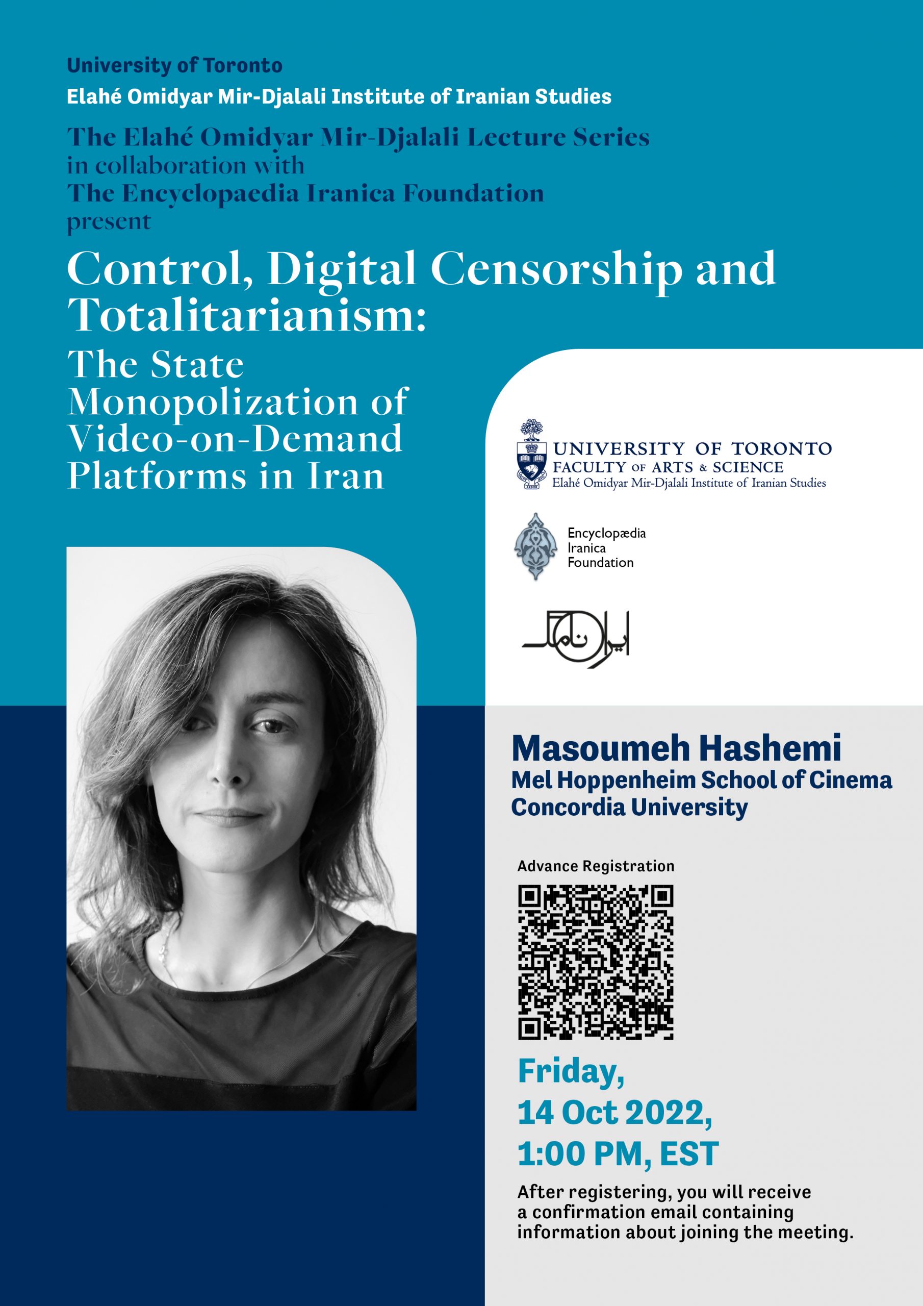 Control, Digital Censorship and Totalitarianism The State Monopolization of Video-on-Demand Platforms in Iran Cinema Iranica