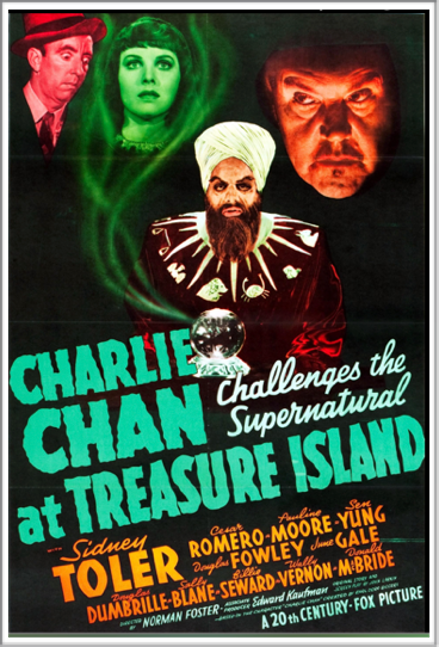 Figure 5: Poster for Charlie Chan at Treasure Island, directed by Norman Foster, 1939.