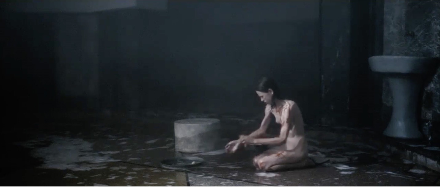 Figure 14: Zarrīn’s obsessive scraping draws blood from her every pore, displacing visual pleasure with visceral discomfort. Still from Women Without Men, directed by Shirin Neshat, 2009.
