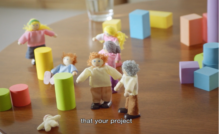 Figure 4: Zaree uses dolls to reenact a memory. Still from Born in Evin, directed by Maryam Zaree, 2019. 