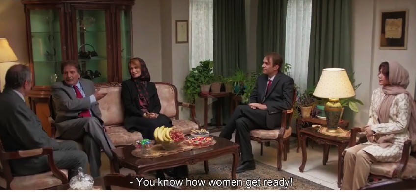 Figure 9: A still from the film Sofa (Kānāpah), directed by Kiyānūsh ‛Ayyārī, 2016.