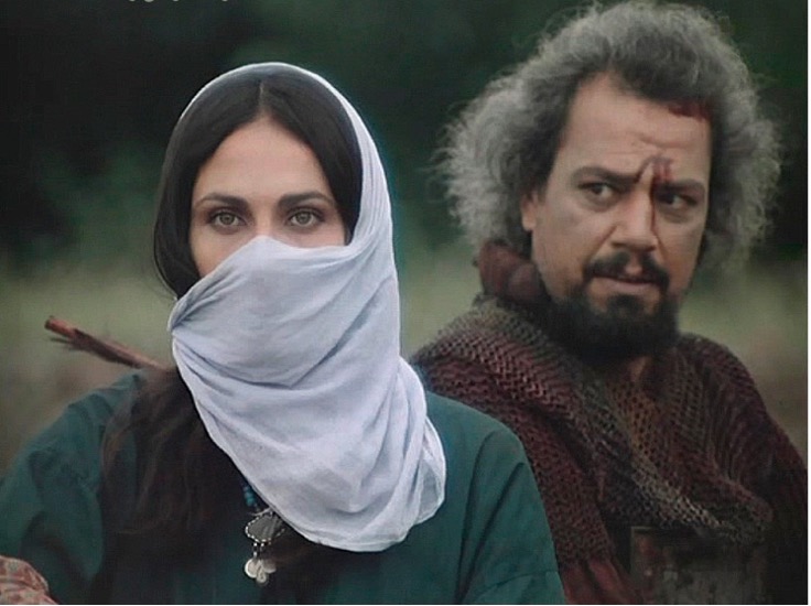 Figure 4: Sūsan Taslīmī and Manūchihr Farīd in The Ballad of Tārā (Charīkah-yi Tārā), directed by Bahrām Bayzā’ī, 1979.